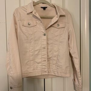 Baby pink jean jacket